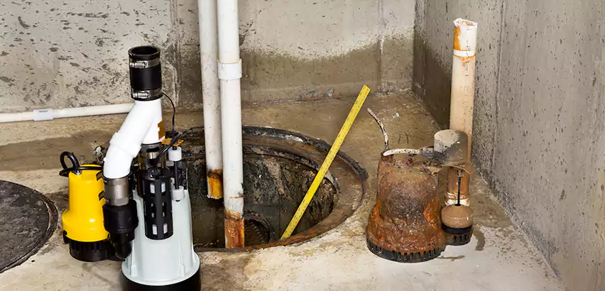 Installing Sump Pump in Finished Basement in Capitola, CA